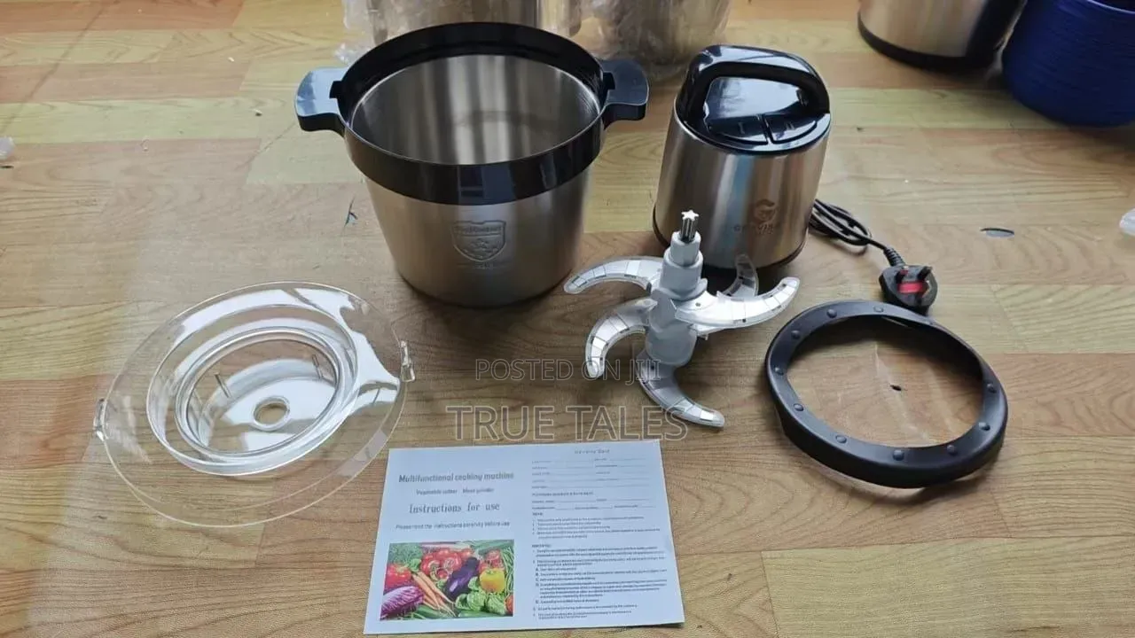 GAVISA Yam Pounder/Food Chopper 100% Cooper Stainless Steel
