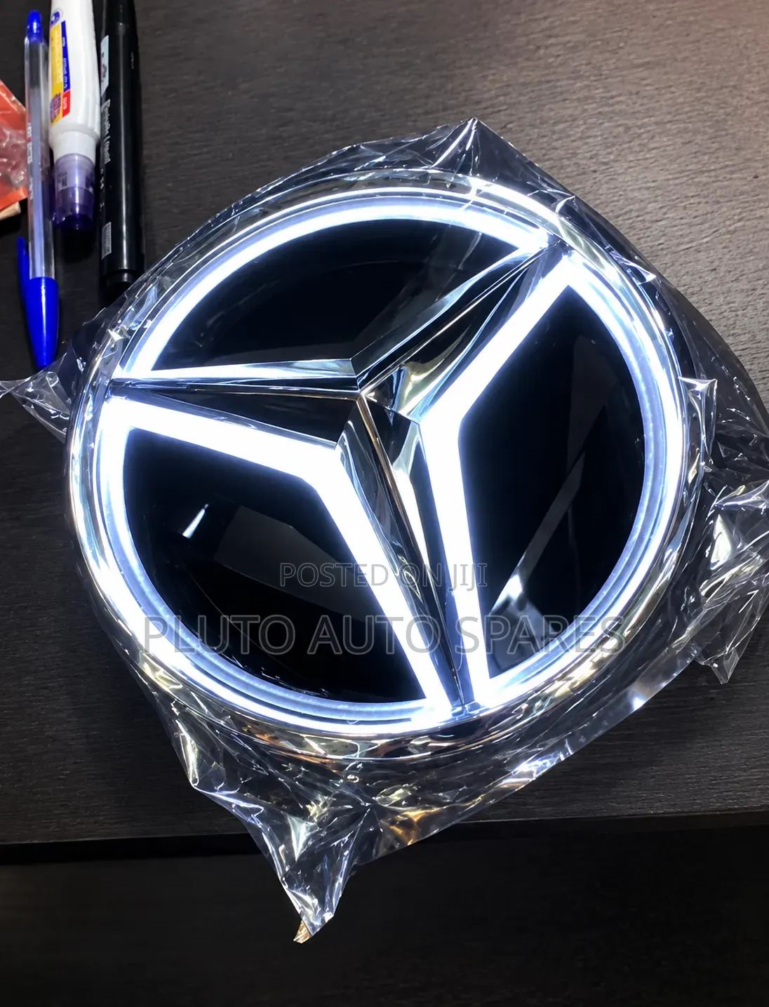 White Led Mercedes-Benz Front Logo for GLK, E350, C300 GLE