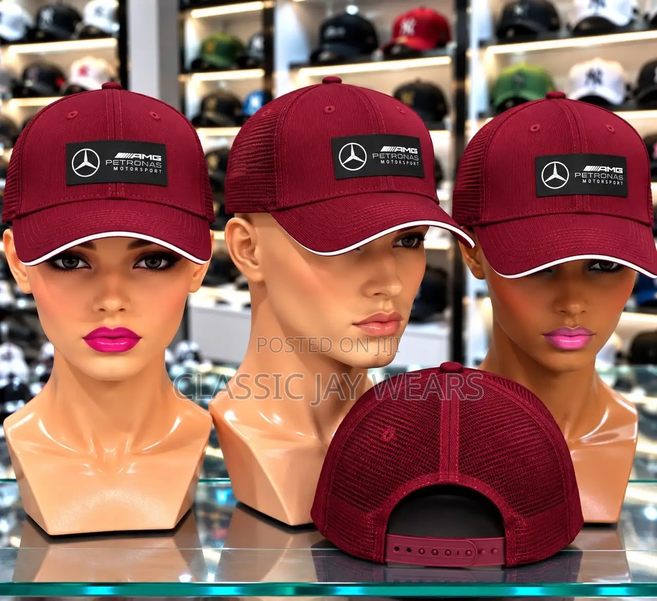 Whine Color Turkey Face Cap