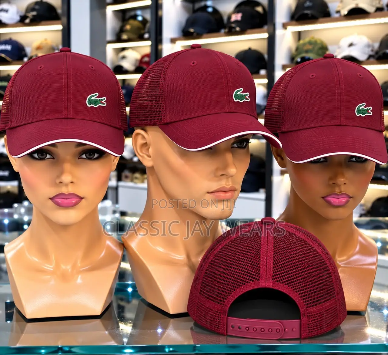 Whine Color Turkey Face Cap
