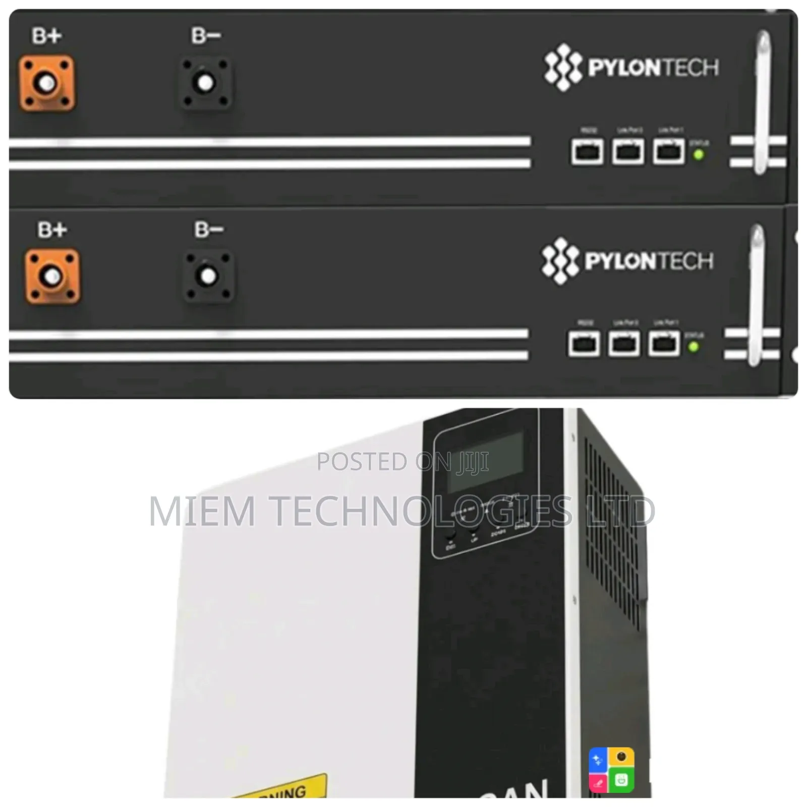5kw Lithium Battery With 6kva Smart Hybrid Inverter