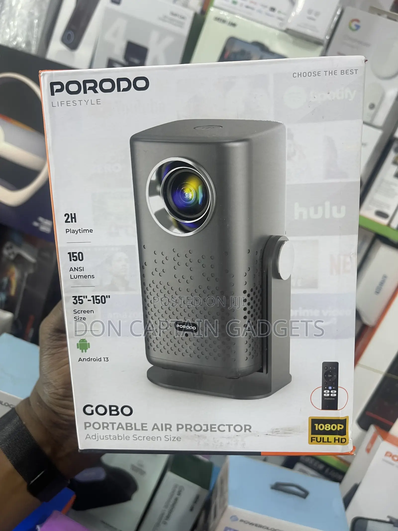 Porodo Gobo Air Projector Adjustable Screen Size
