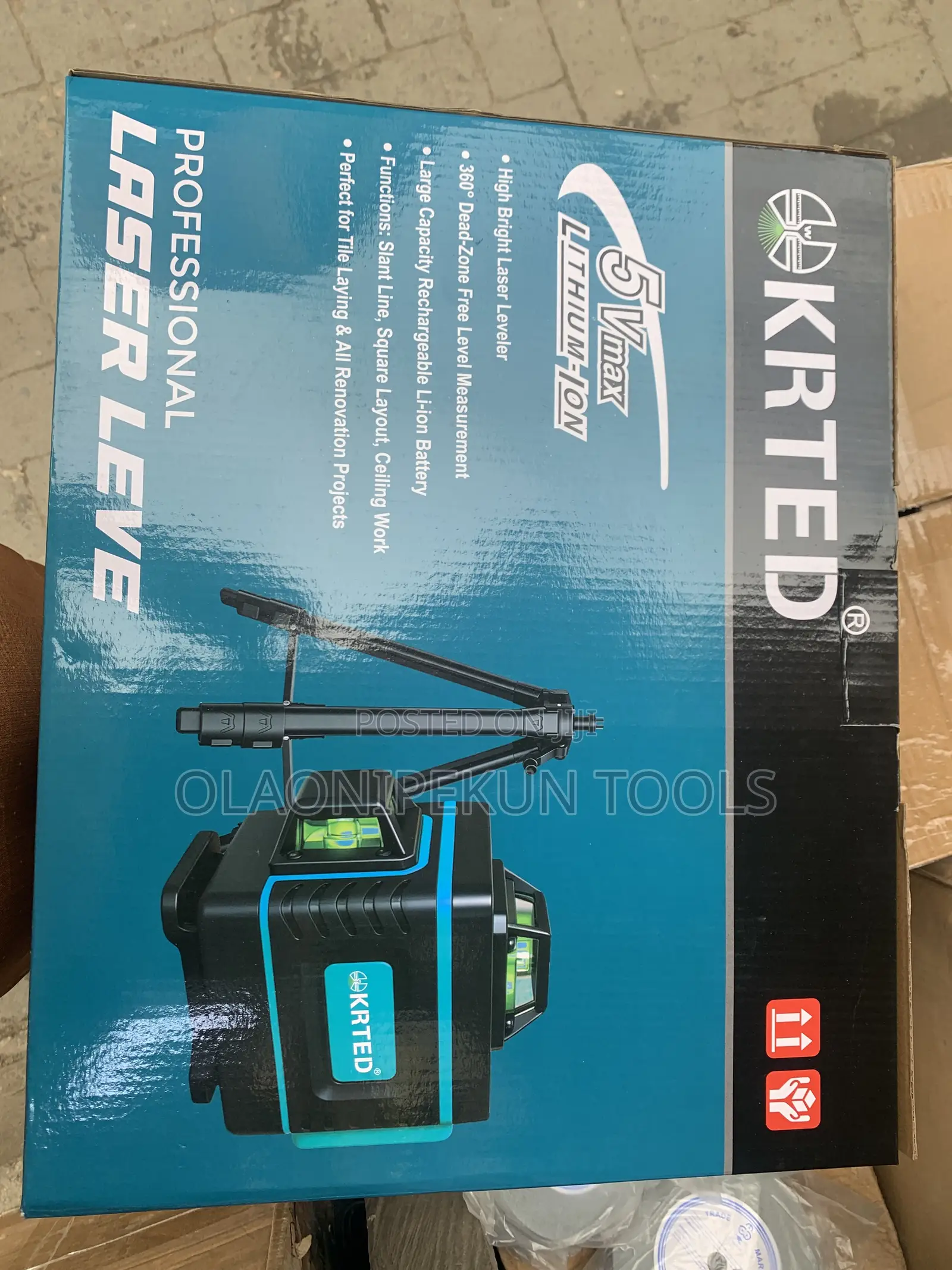 16-Line Green Laser Level Kit
