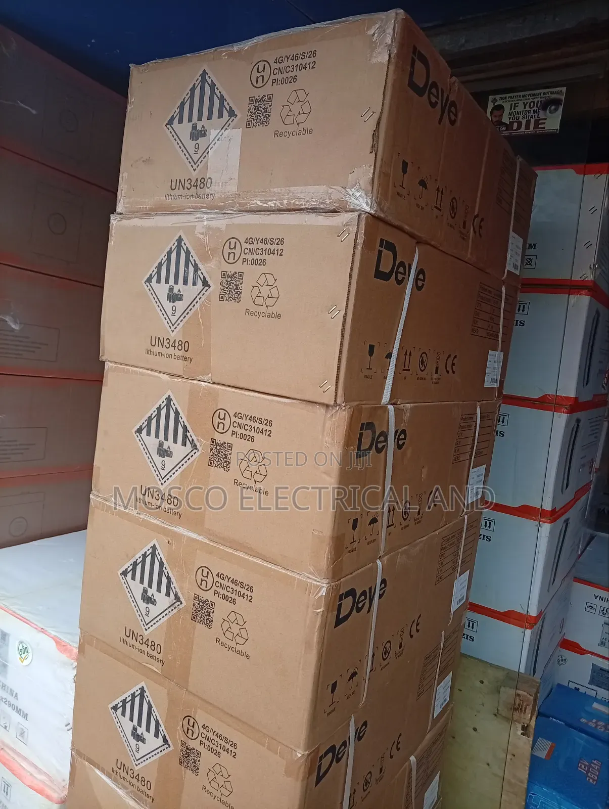 5kwh/48volts Deye Lithium Ion Solar Batteries