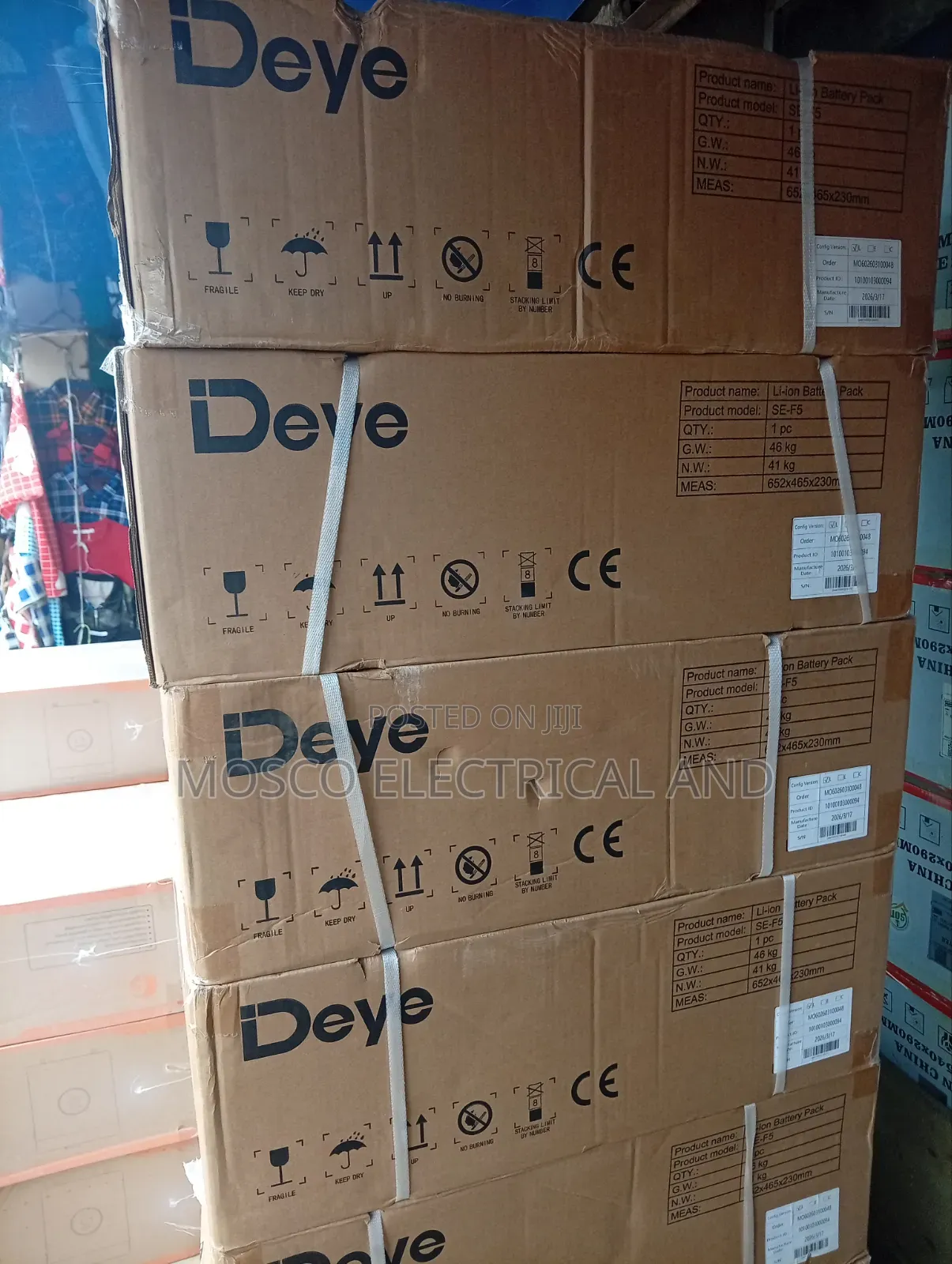 5kwh/48volts Deye Lithium Ion Solar Batteries