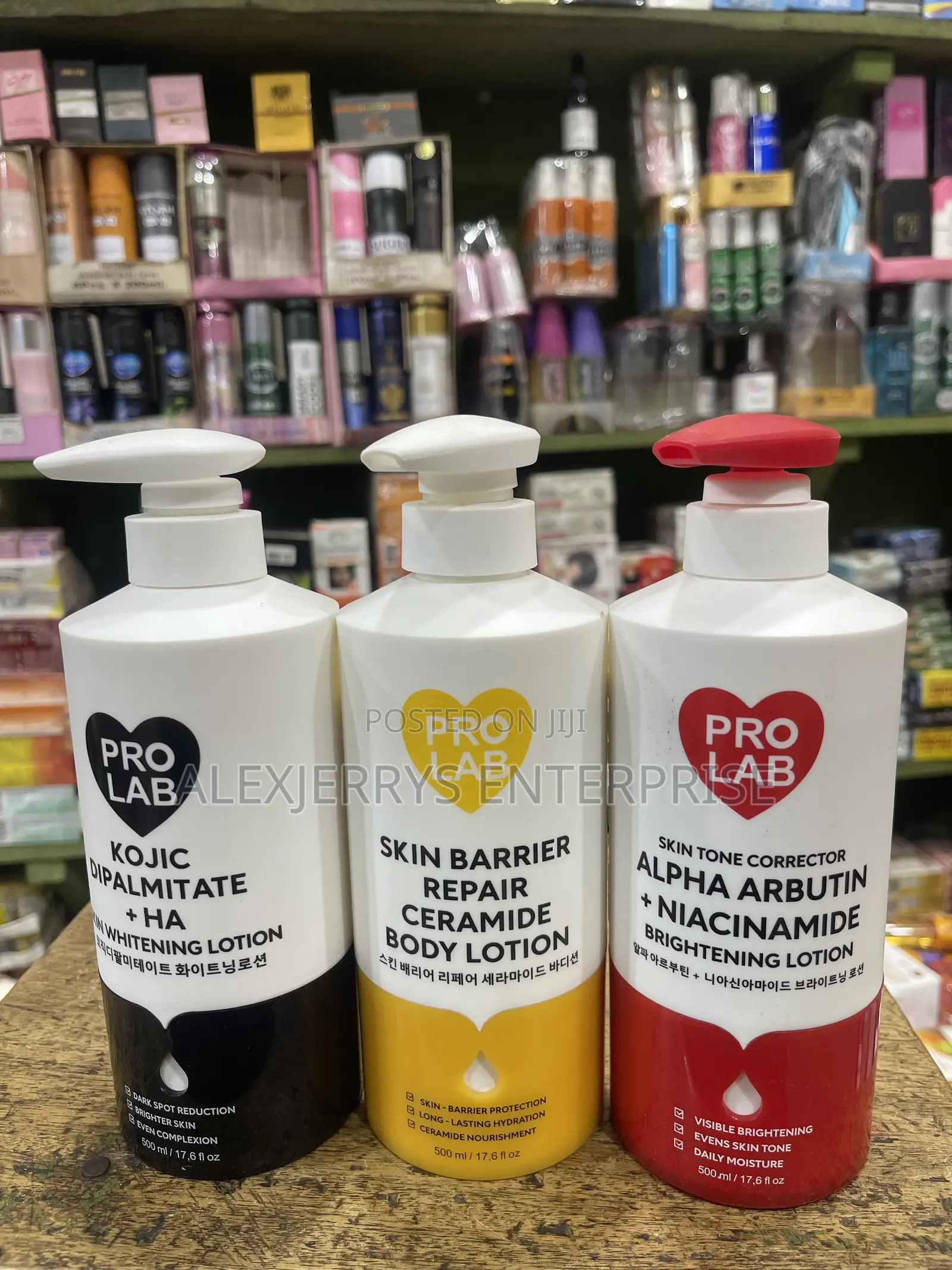 PRO LAB Body Lotion 500ml – Kojic Acid, Ceramide Alpha Arbutin