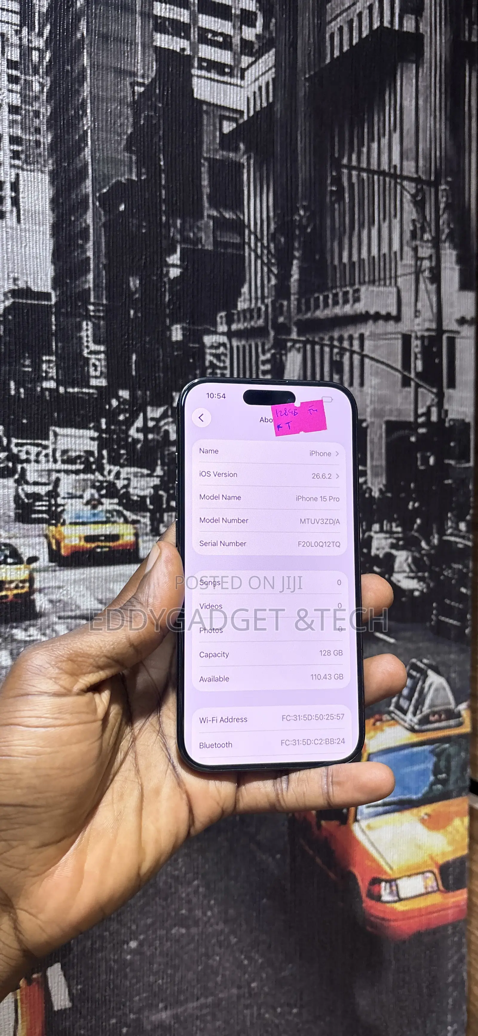 Apple iPhone 15 Pro 128 GB Black