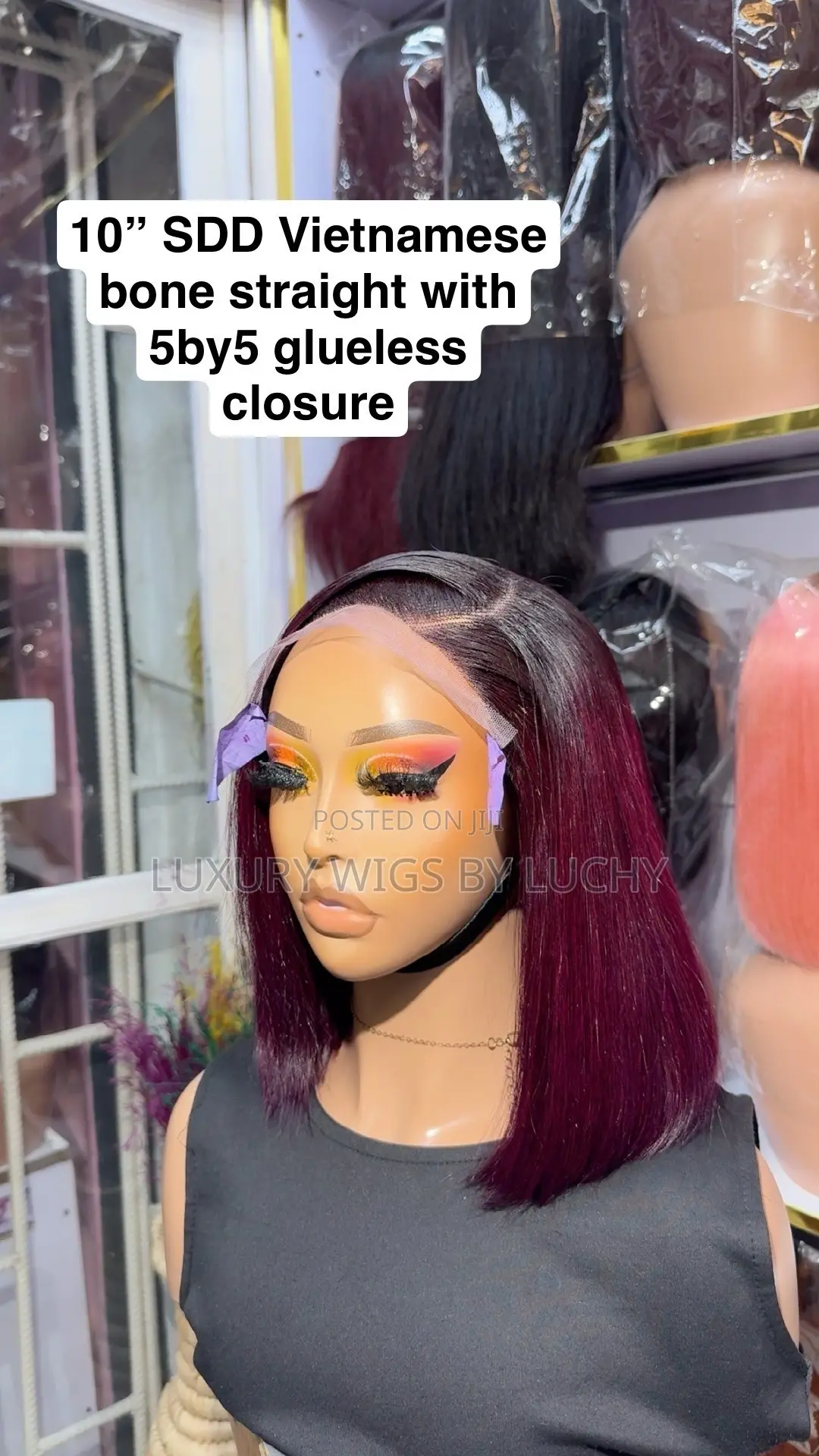10” 99j SDD Vietnamese Bone Straight With 5by5 Glueless Closure