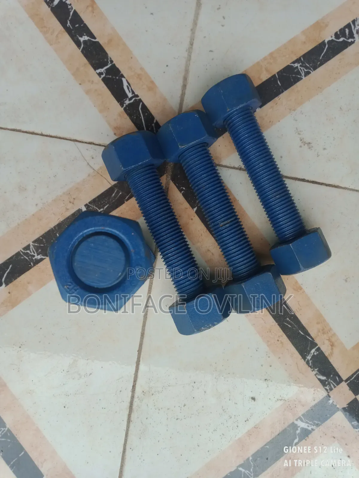 1-1/2" X 230mm ASTM A193 Gr. B7 ASTM A194 Gr. 2H Heavy Hex Nuts