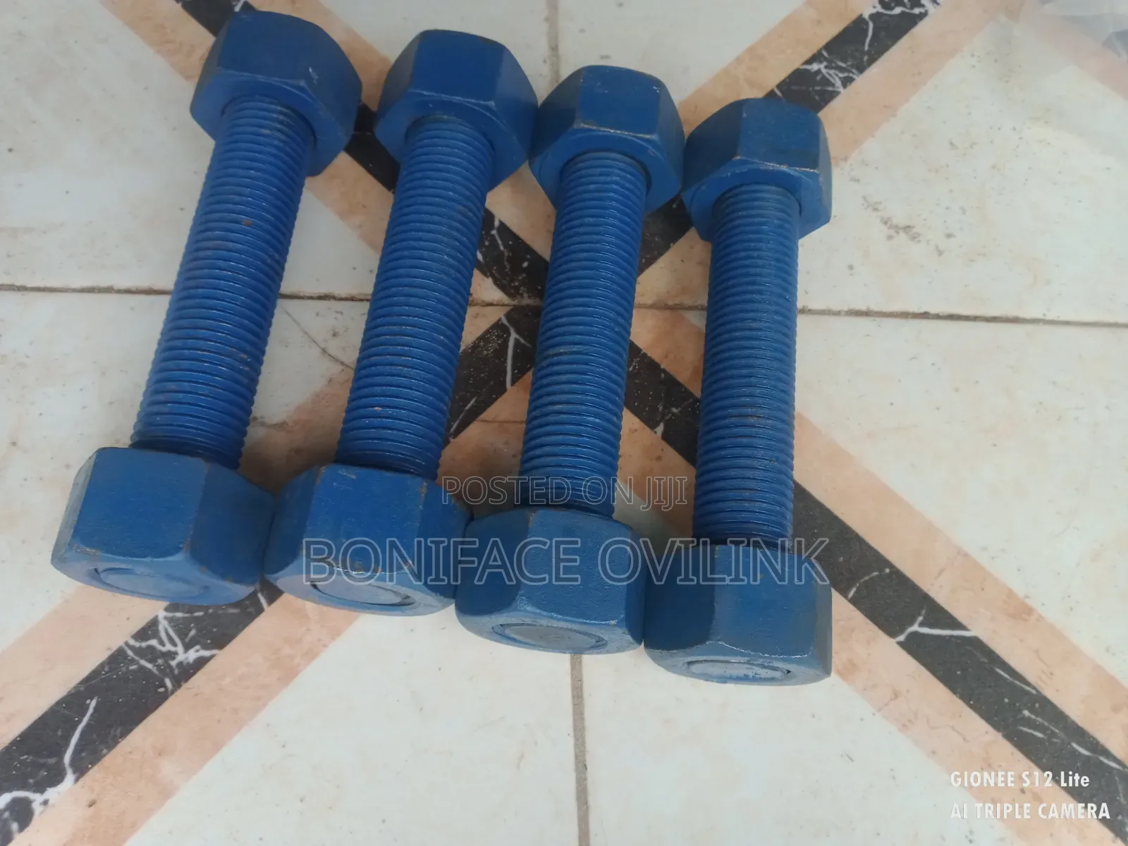1-1/2" X 230mm ASTM A193 Gr. B7 ASTM A194 Gr. 2H Heavy Hex Nuts