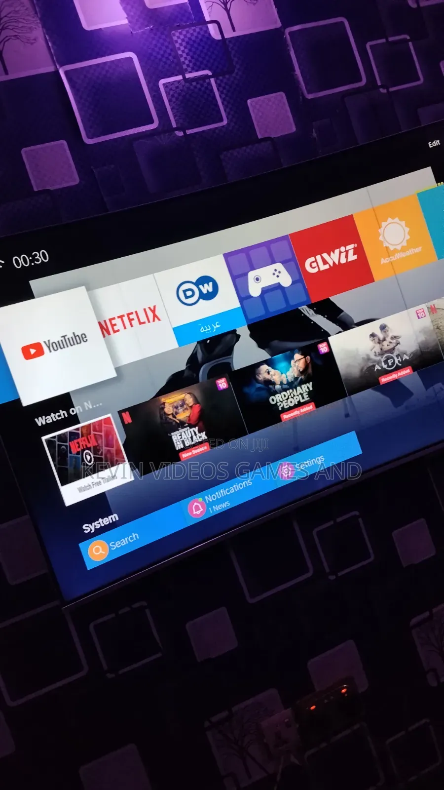 Hisense 55 Inches Curved Frameless UHD SMART TV