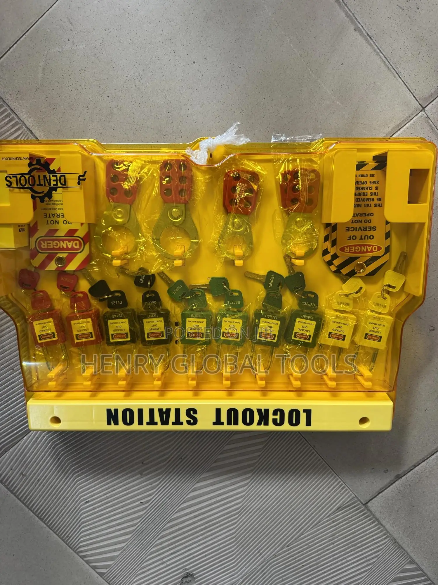 🔒 LOTO Lockout Station – Complete Lockout/Tagout Kit