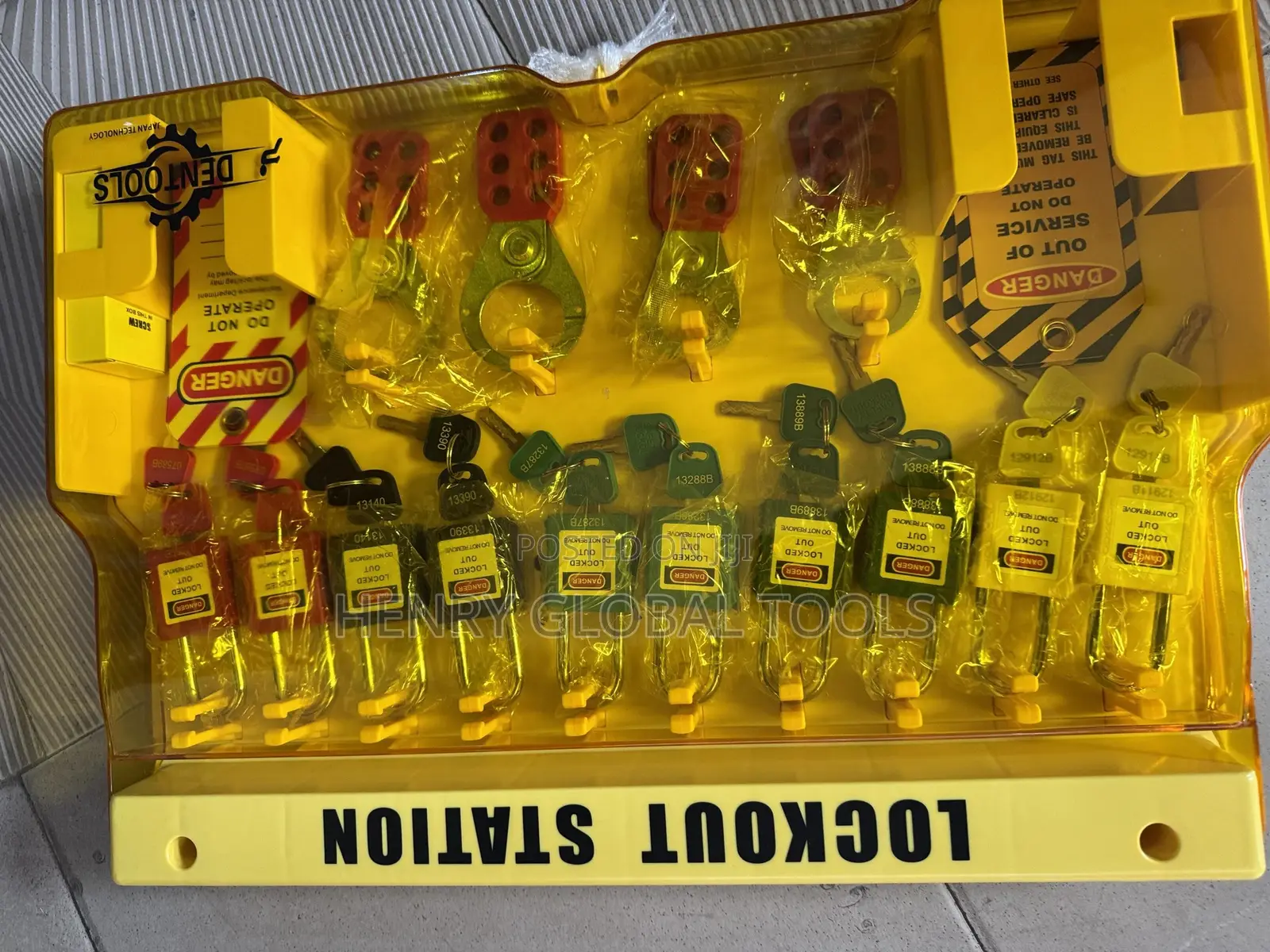 🔒 LOTO Lockout Station – Complete Lockout/Tagout Kit