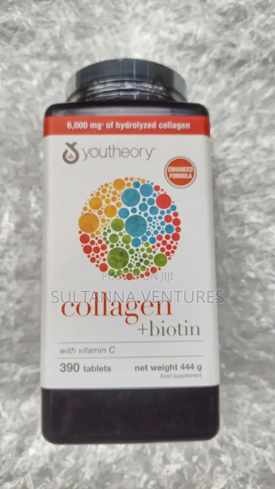 Youtheory Collagen and Biotin With Vitamin C (390 Tablets)