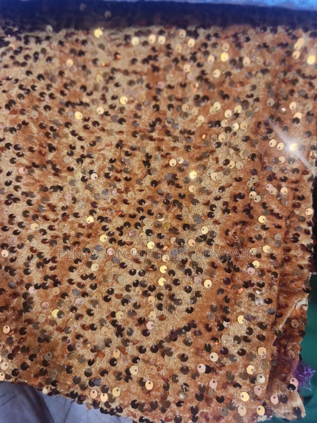 Velvet Sequence Per Yard