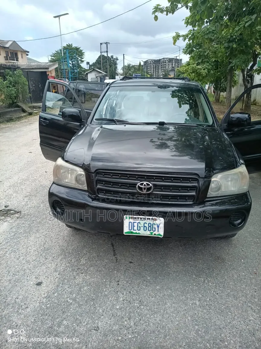 Toyota Highlander Limited V6 FWD 2004 Black