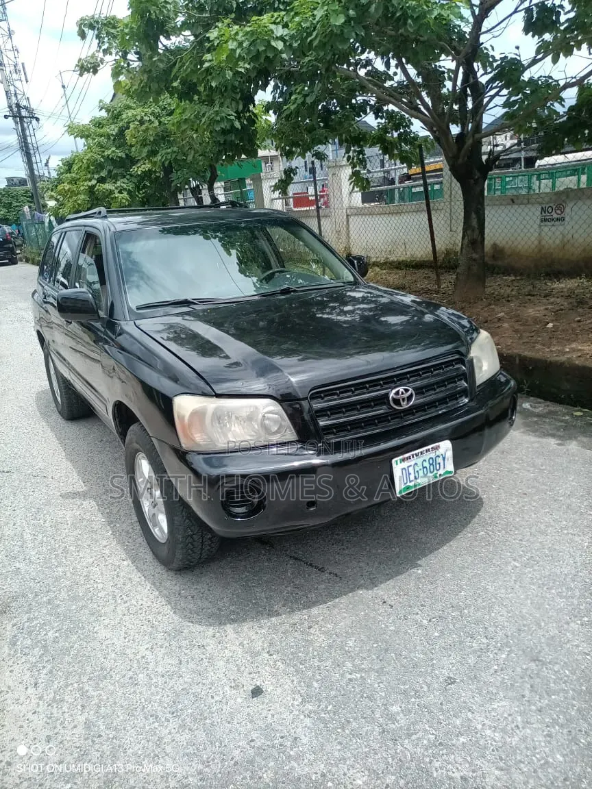 Toyota Highlander Limited V6 FWD 2004 Black