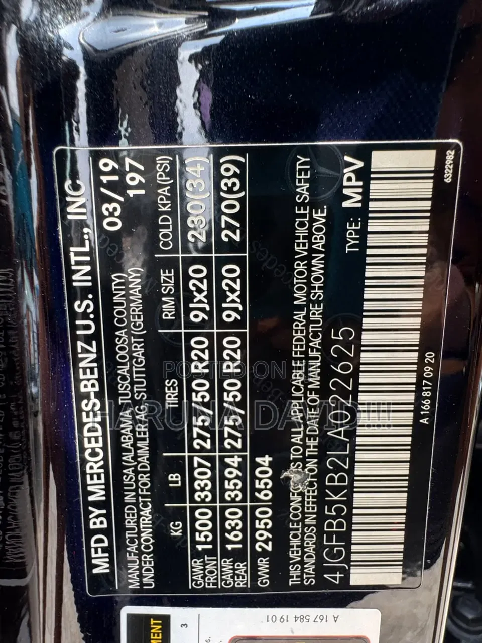 Mercedes-Benz GLE-Class GLE 450 4MATIC 2019 Black