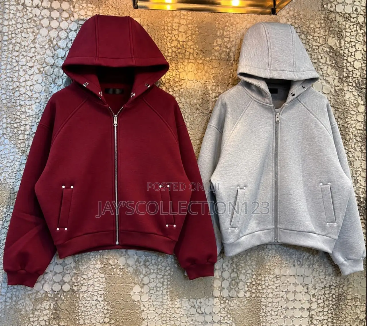 Premium Men’s Hooded Zip-Up Jacket | Stylish Casual Hoodie