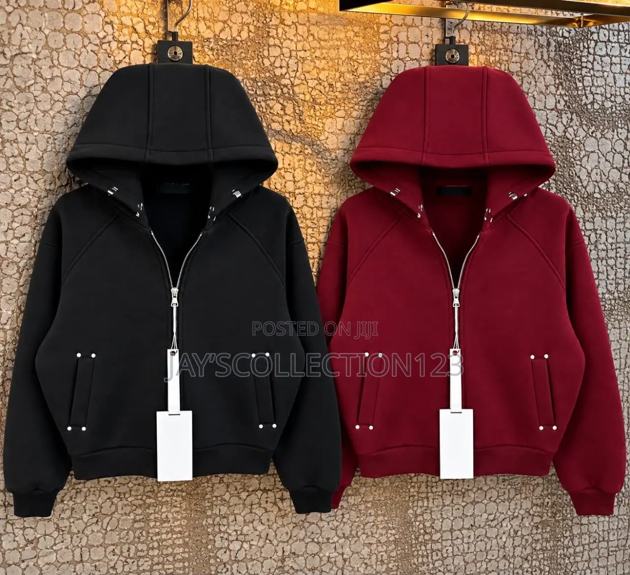 Premium Men’s Hooded Zip-Up Jacket | Stylish Casual Hoodie
