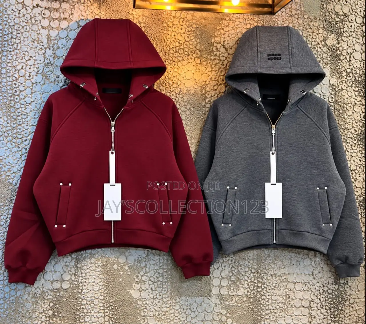 Premium Men’s Hooded Zip-Up Jacket | Stylish Casual Hoodie