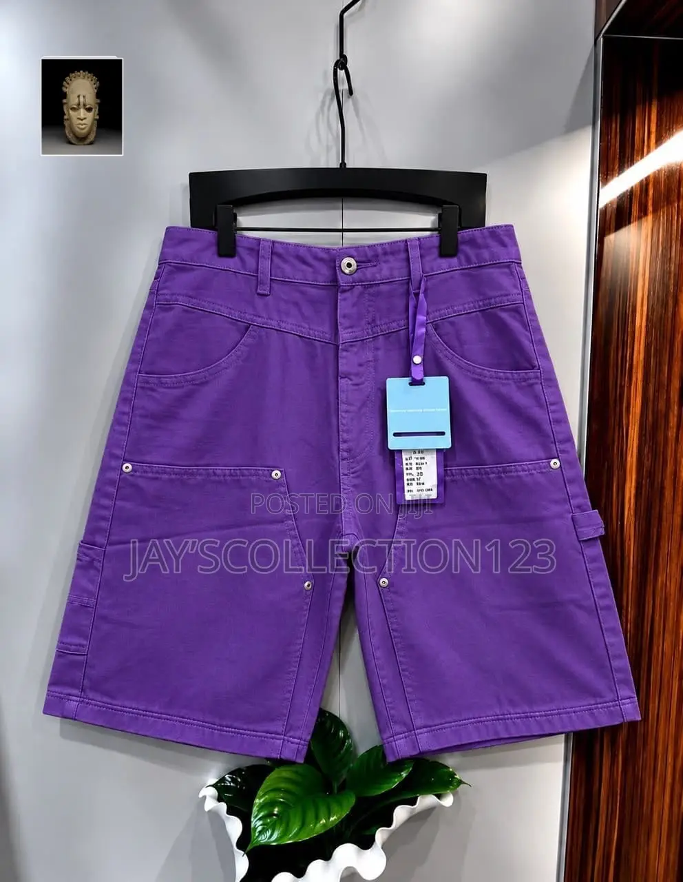 Men’s Premium Orange Cargo Shorts | Stylish Casual Shorts