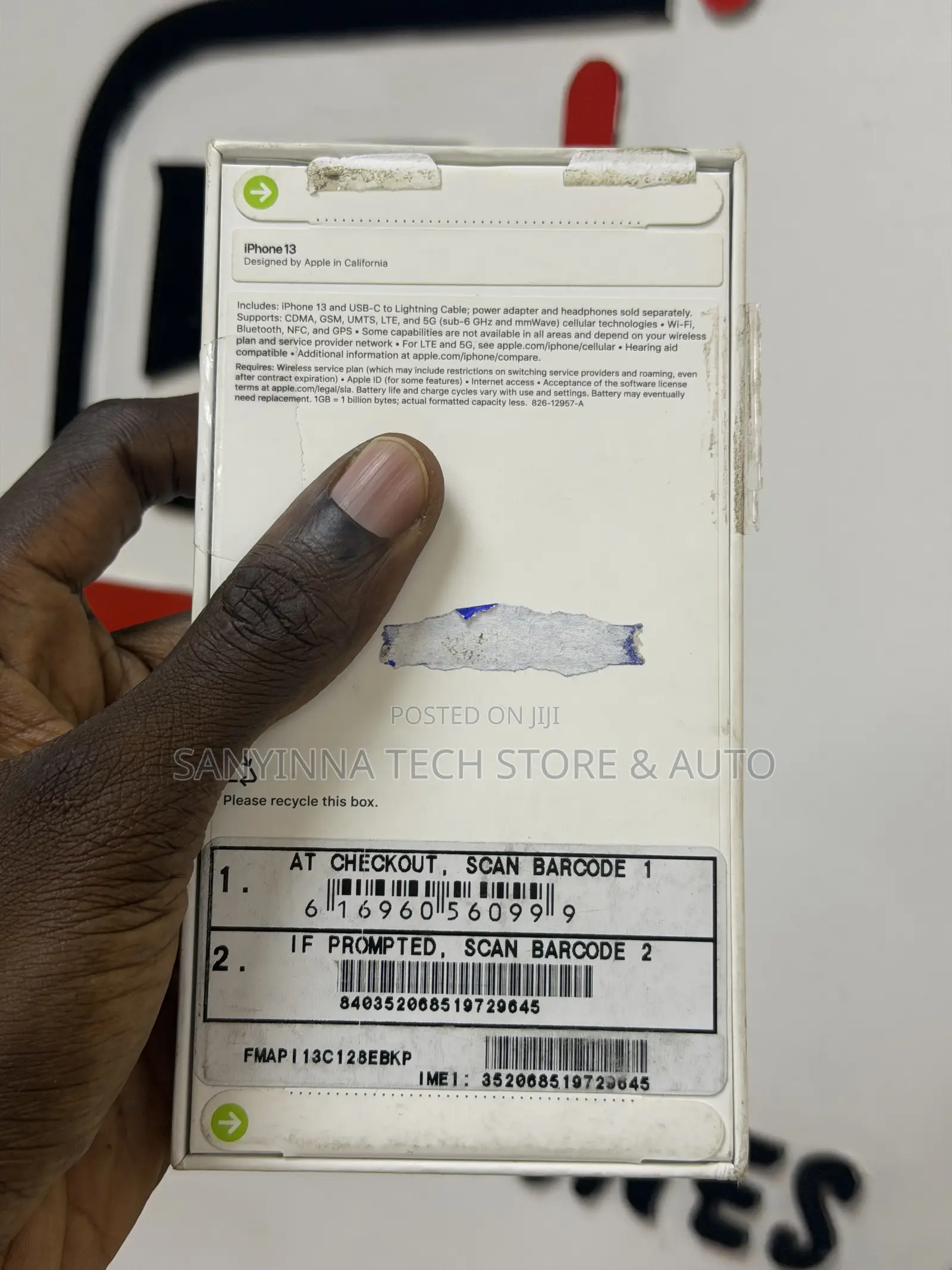 New Apple iPhone 13 128 GB Black