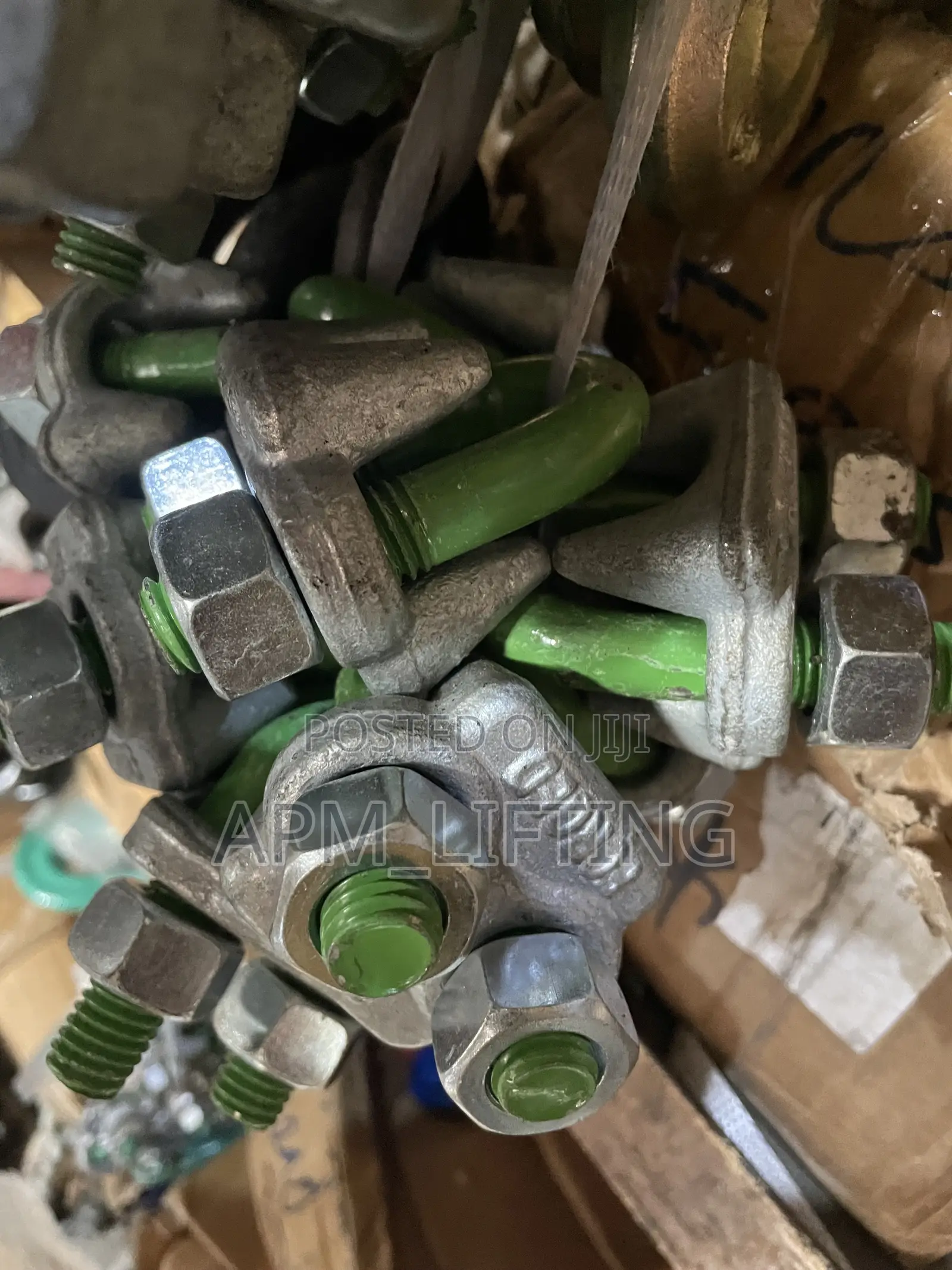 All Sizes of Heavy Duty Original Bulldog Wire Rope Clips in Inches
