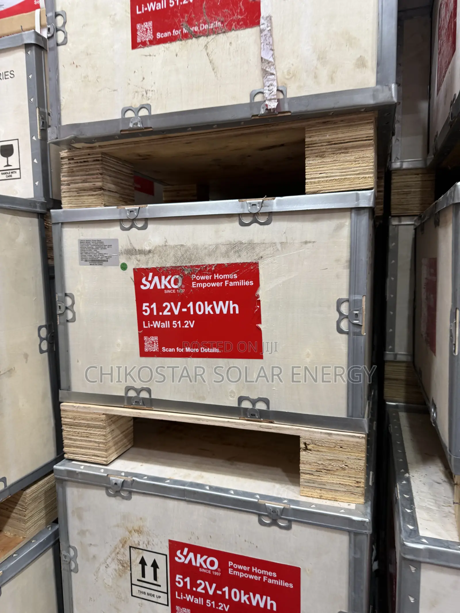SAKO 51.2V 10kWh Li-Wall Lithium Battery - Brand New