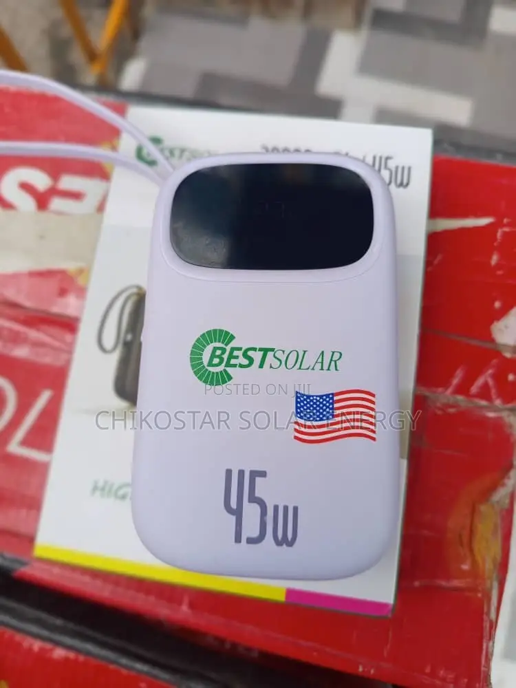 Brand New BestSolar 20,000mAh 45W Fast Charging Power Ban