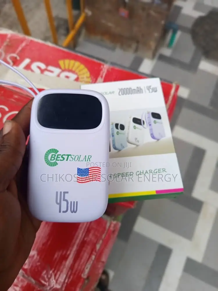 Brand New BestSolar 20,000mAh 45W Fast Charging Power Ban