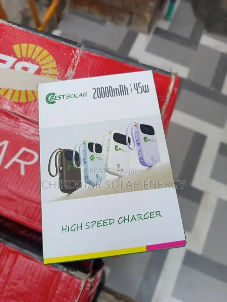 Brand New BestSolar 20,000mAh 45W Fast Charging Power Ban