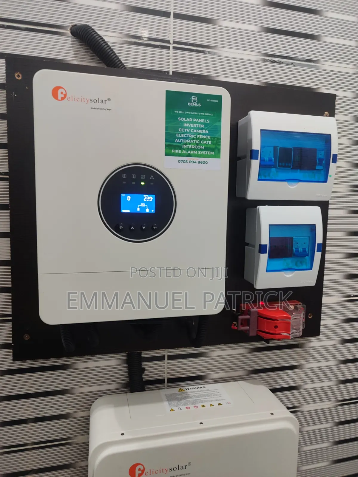 6kVA Hybrid Solar System | 10kWh Lithium | 8x 650W Panels