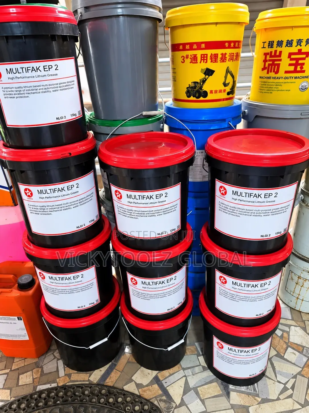 15Kg Pail of Texaco Multifak Ep 2 (NLGI 1)