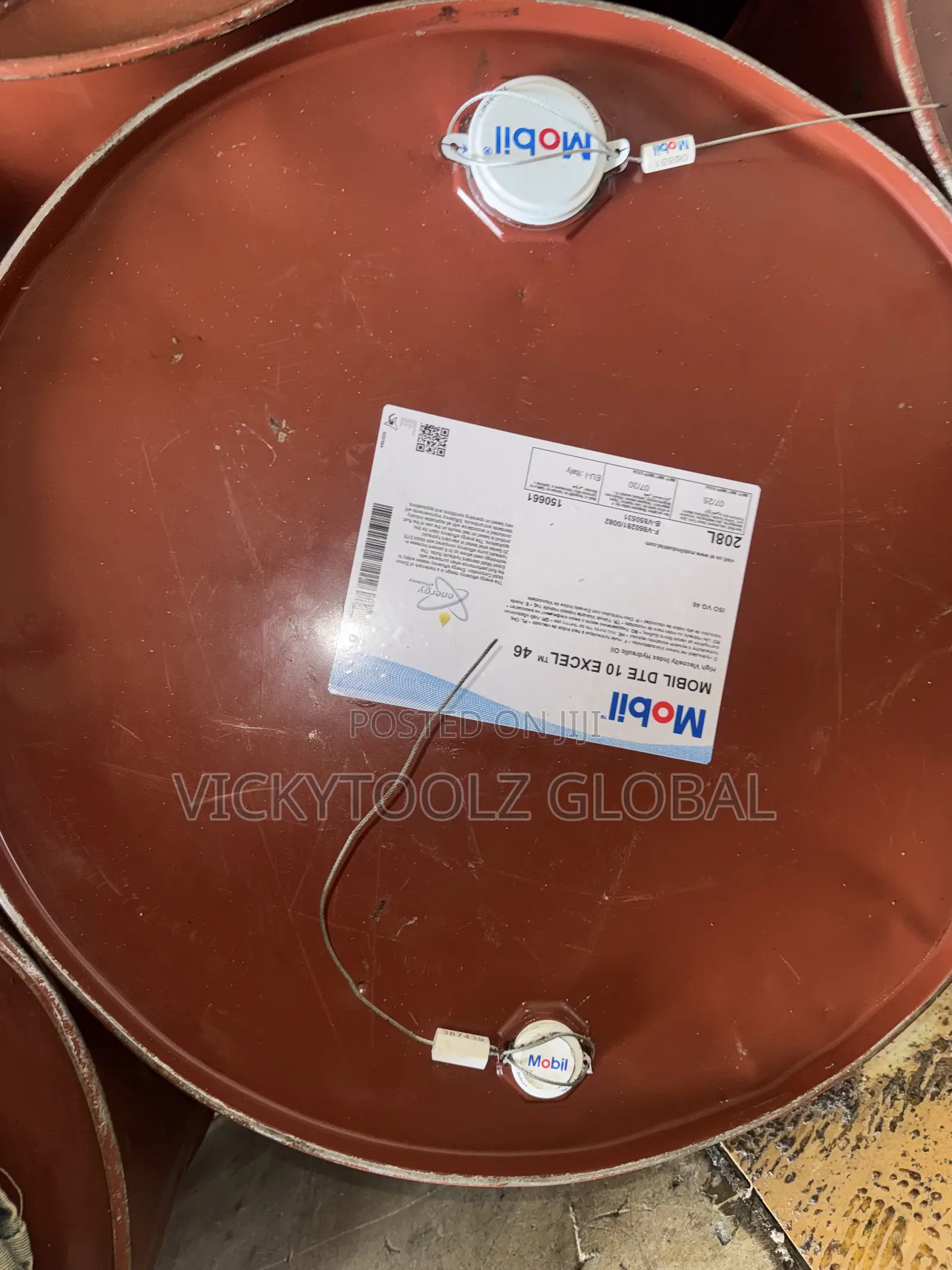 208Liters Drum of Mobil DTE 10 Excel 46