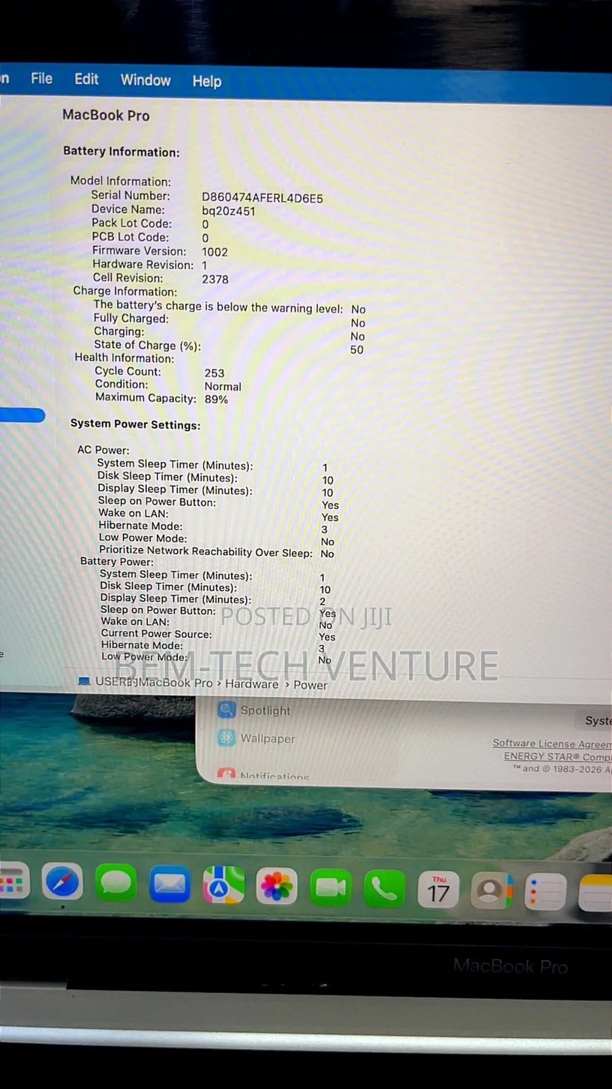 Laptop Apple MacBook Pro 2021 M1 8GB Apple M1 SSD 512GB