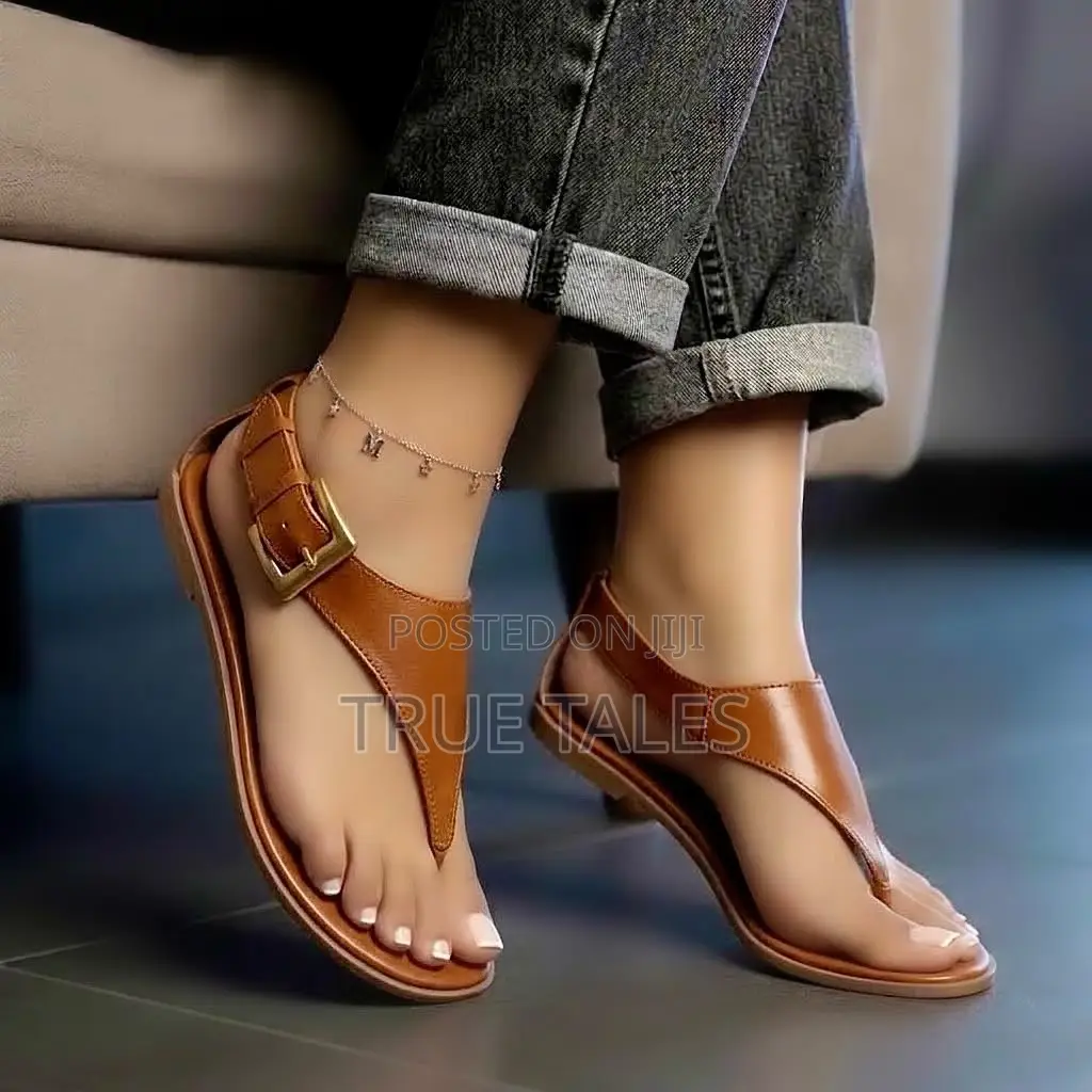 High Quality Zara Buckle Thong Sandals #PHE