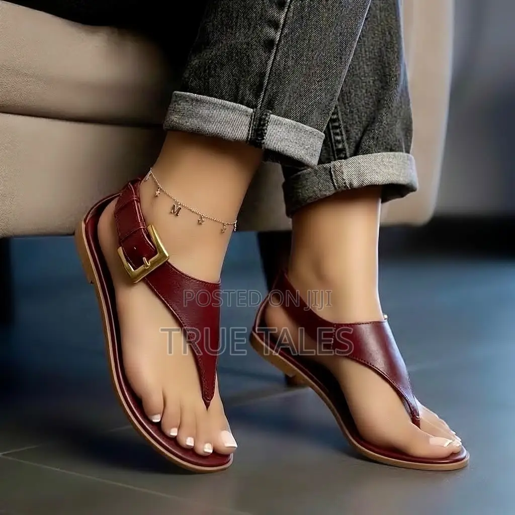 High Quality Zara Buckle Thong Sandals #PHE