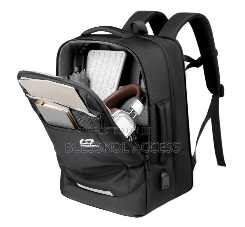 AeroGuard Pro 16 Water-Resistant USB Charging Business Laptop Backpack