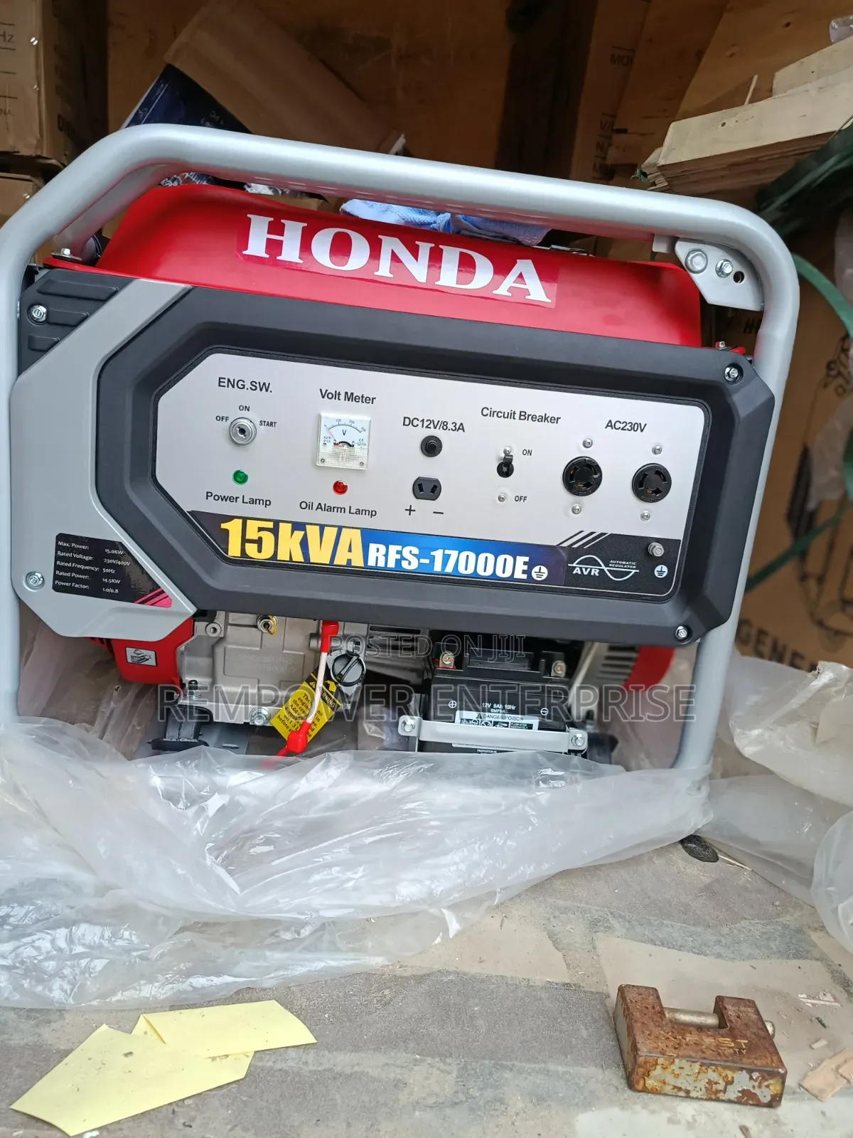 Honda 15kva Petrol Generator