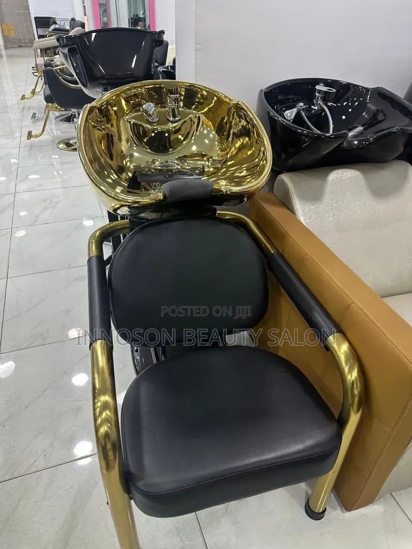 Washing Hair Basin Gold