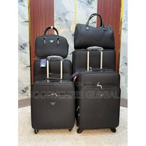 Luxury Leather Luggage Box 6 Set