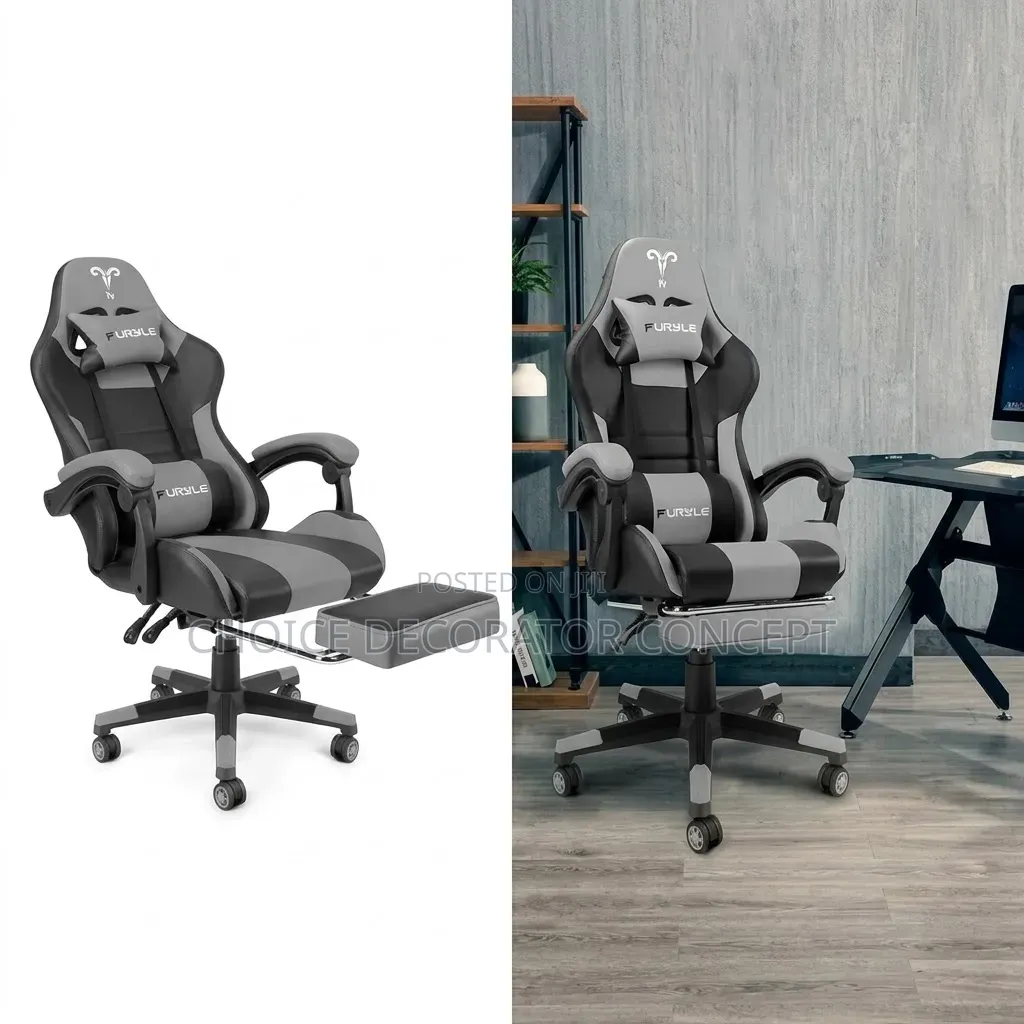 Gray and Black Gaming Chair Pro Series