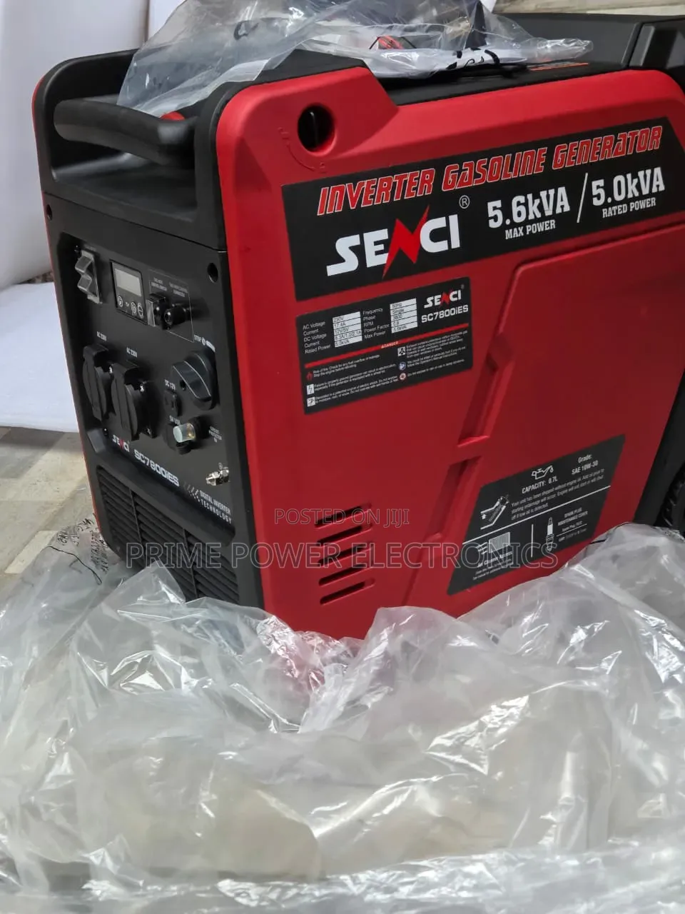 5.6kVA Senci Inverter Petrol Generator – Reliable Power