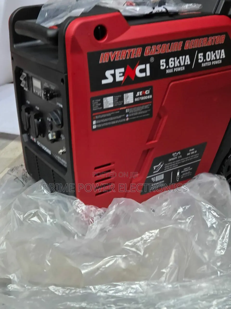Powerful 5.6kVA Senci Inverter Petrol Generator