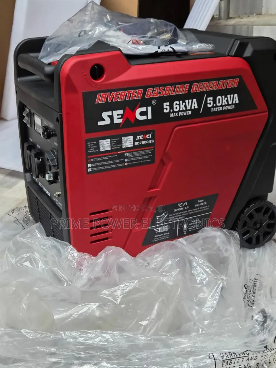 Senci 5.6kVA Petrol Inverter Generator – Built for Convenience