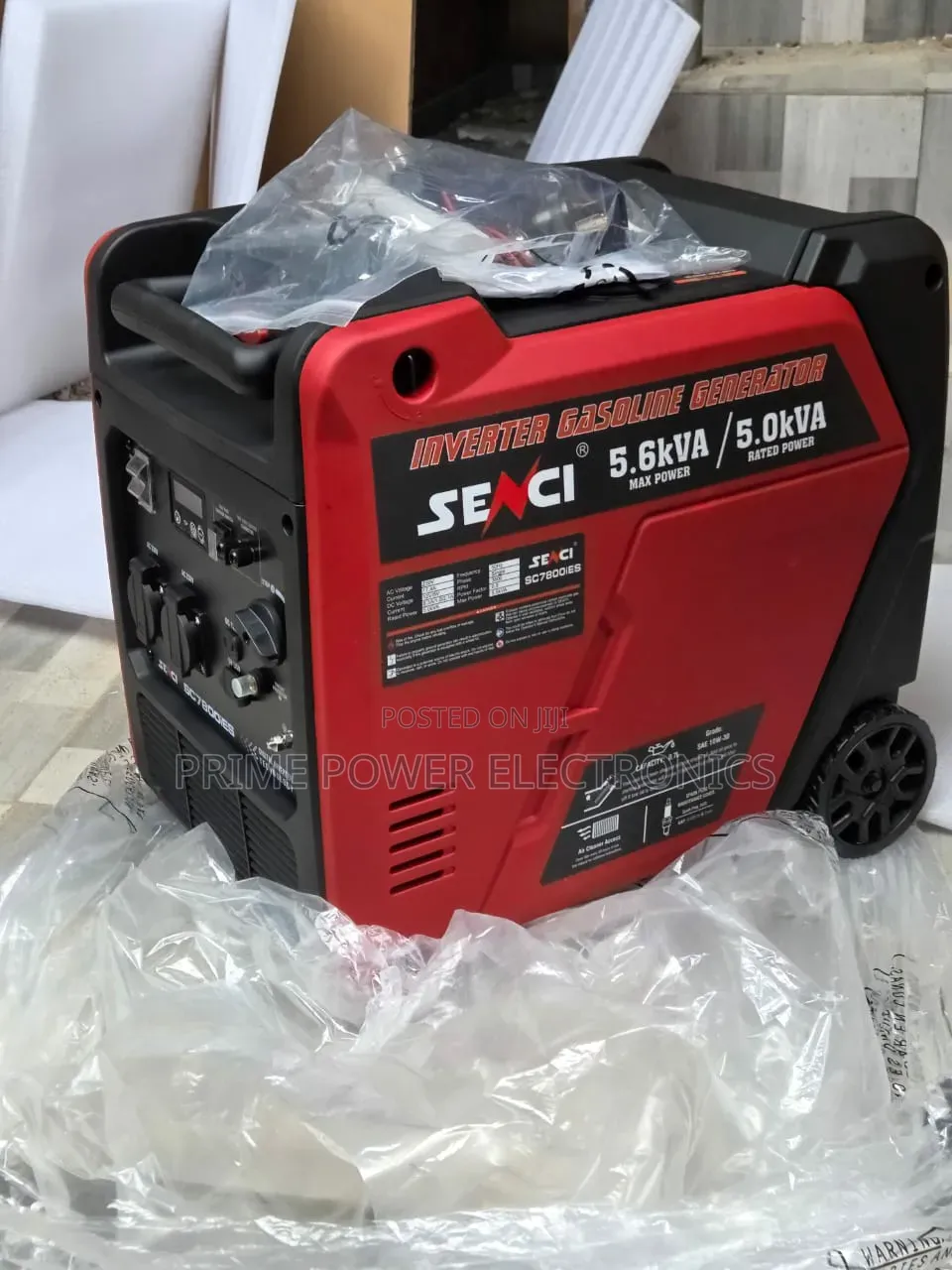 Senci 5.6kVA Petrol Inverter Generator – Built for Convenience