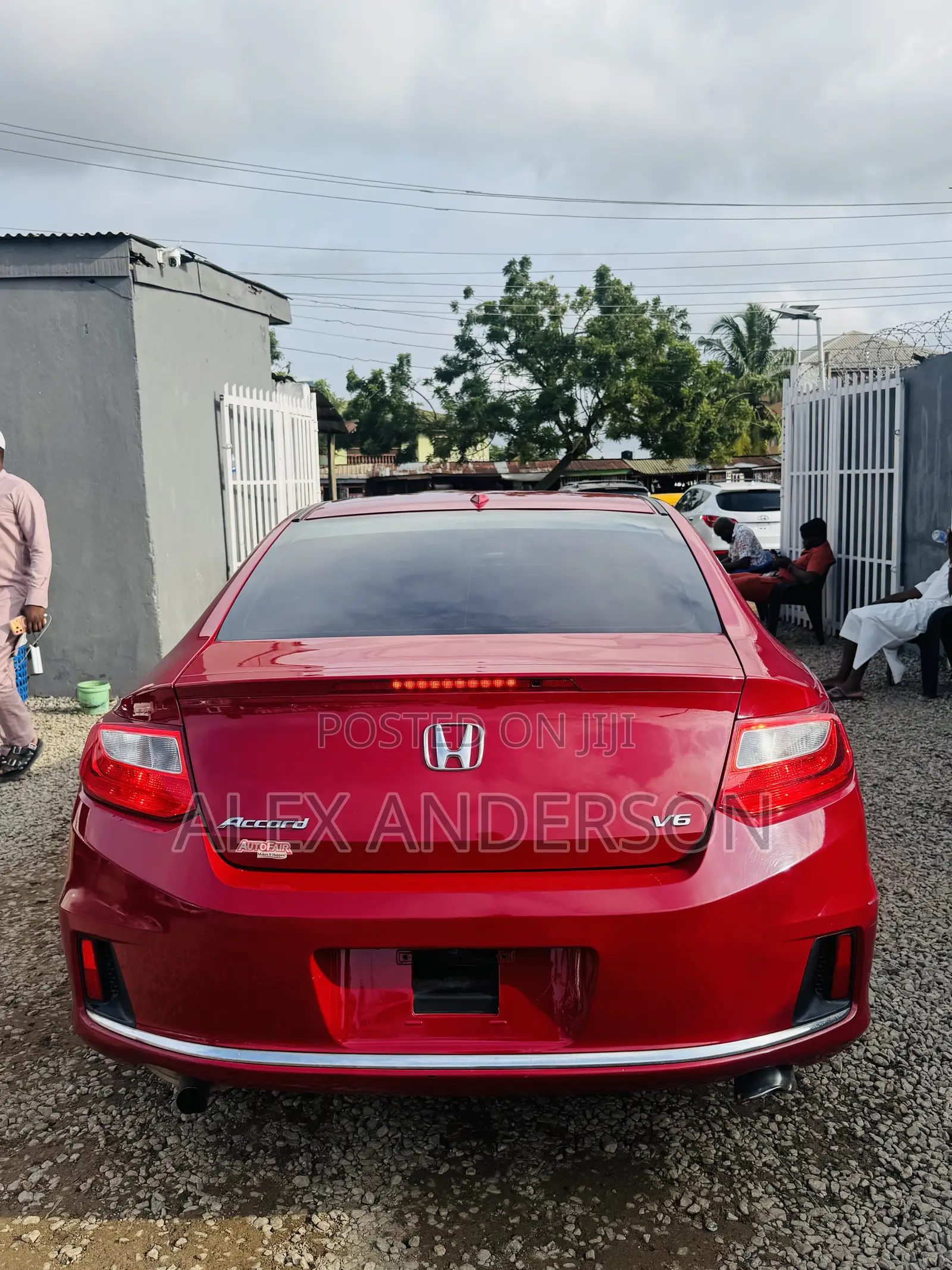 Honda Accord EX-L V-6 2dr Coupe w/Navigation (3.5L 6cyl 6A) 2014 Red