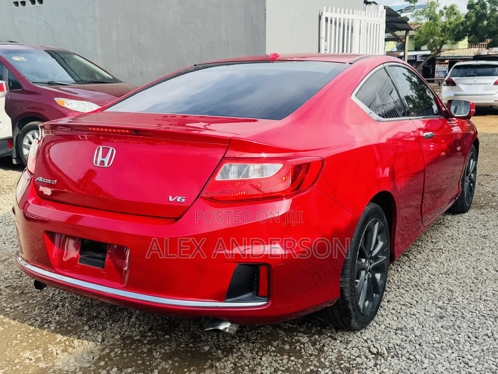 Honda Accord EX-L V-6 2dr Coupe w/Navigation (3.5L 6cyl 6A) 2014 Red