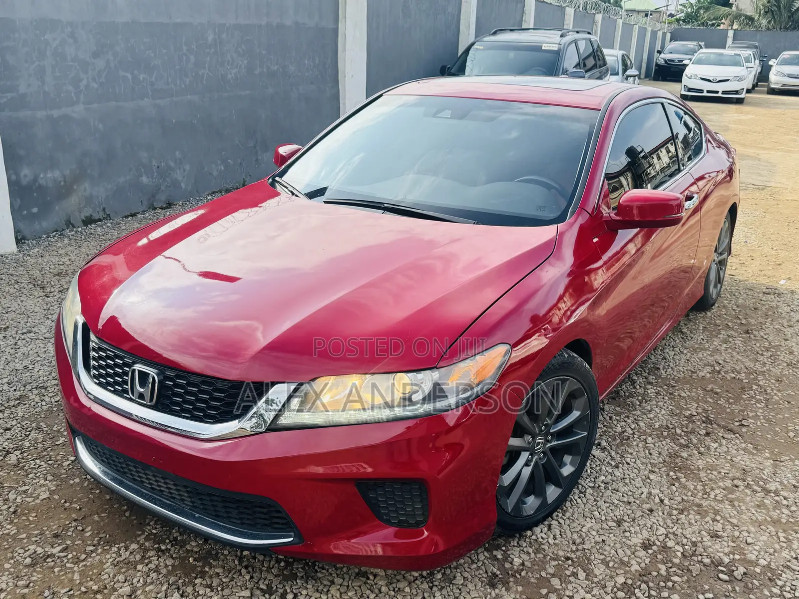 Honda Accord EX-L V-6 2dr Coupe w/Navigation (3.5L 6cyl 6A) 2014 Red